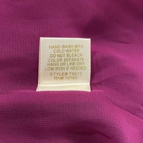 NWT Arden B. Magenta Draped Cami Top w/ Gold Chain Back – Sexy & Elegant - Picture 8 of 10